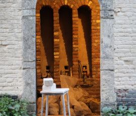Keramiekatelier van Christian Van Parys in Longueville